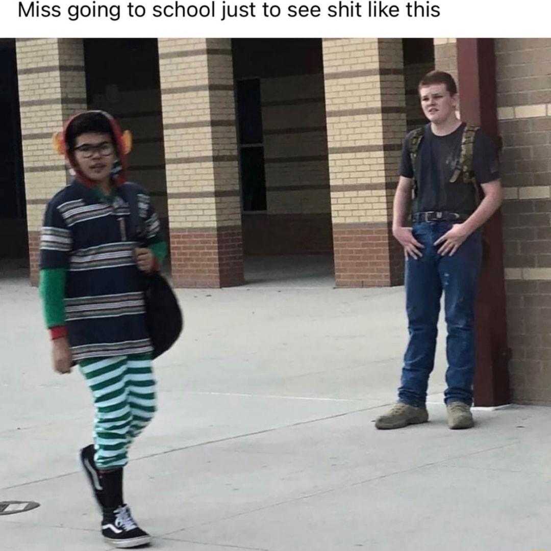 Miss going to school just to see shit like this