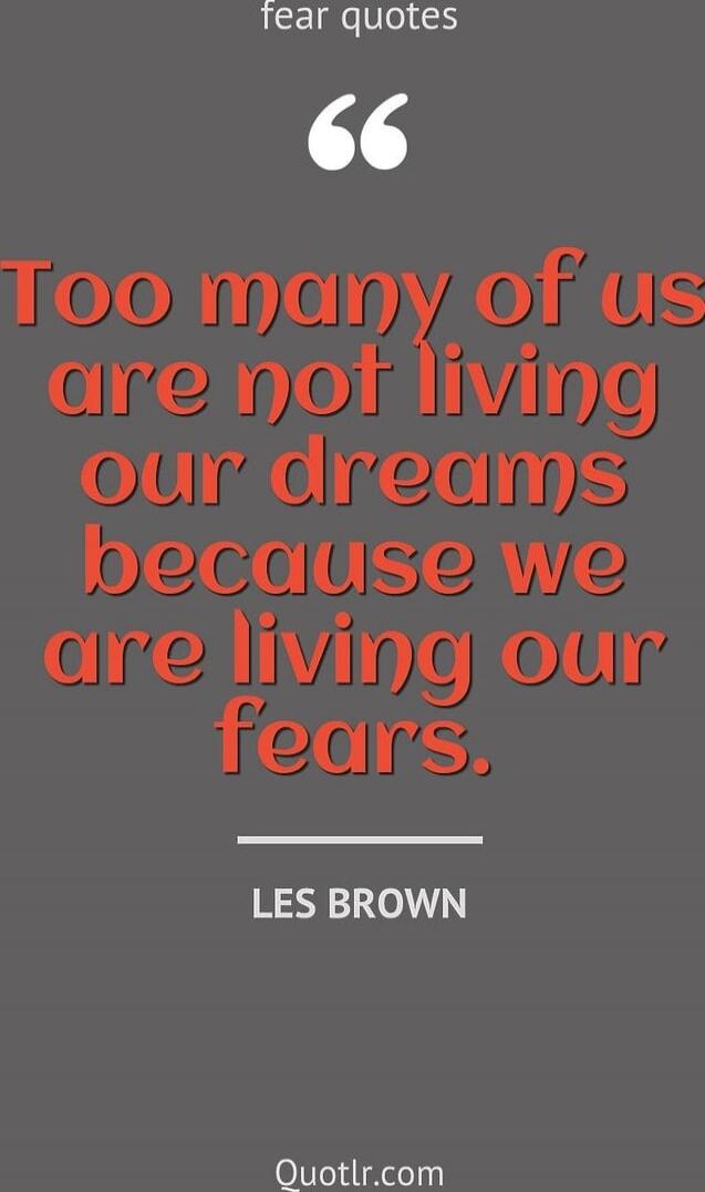 fear quotes
