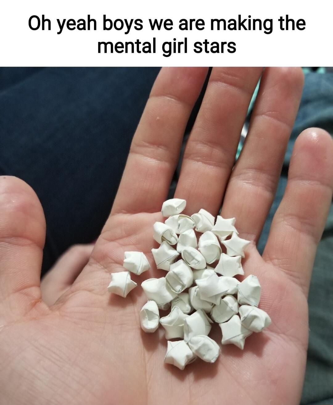 Oh yeah boys we are making the mental girl stars