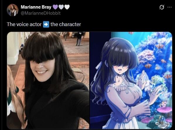 The voice actor the character