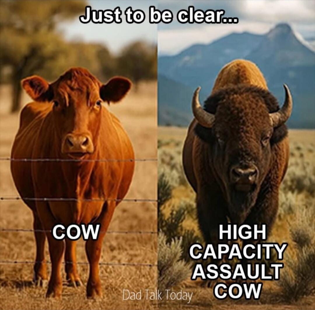 Just to be clear...
COW
HIGH CAPACITY ASSAULT COW
