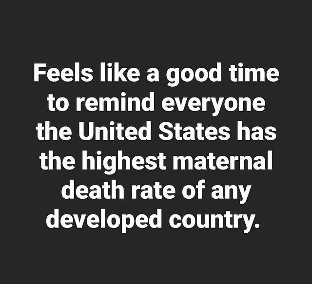 Feels like a good time to remind everyone LOTNNTTCL IS BT BT LGN S R EVE G L death rate of any developed country