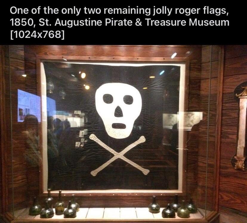 One of the only two remaining jolly roger flags 1R T VR TR ST E TR CE TR VVELTT 1024x768 7 A R