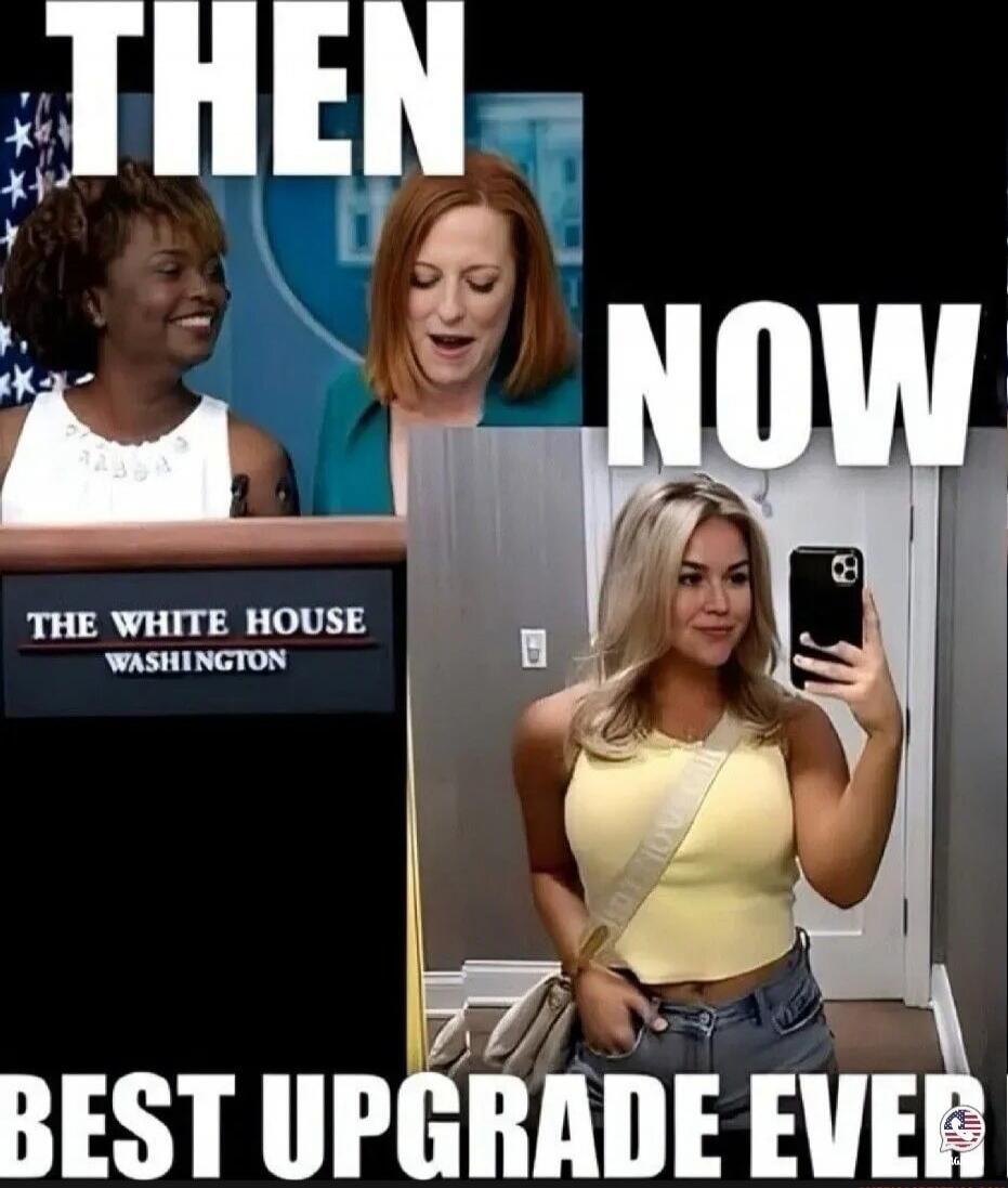 THEN
NOW
BEST UPGRADE EVER
THE WHITE HOUSE
WASHINGTON