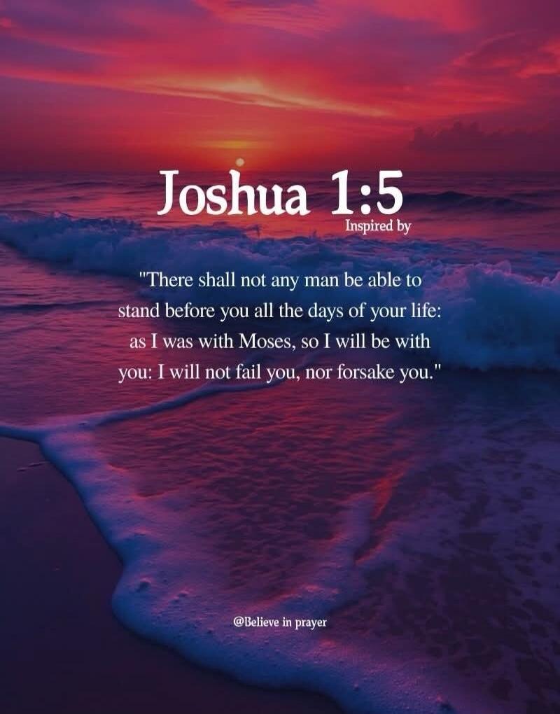 Joshua 1:5 Inspired by 