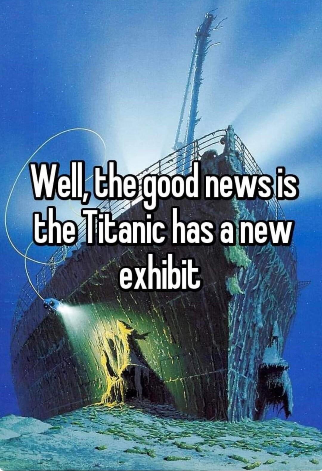 hwef the 9003 Newssi thte Titanic has anew exhibit i Ty