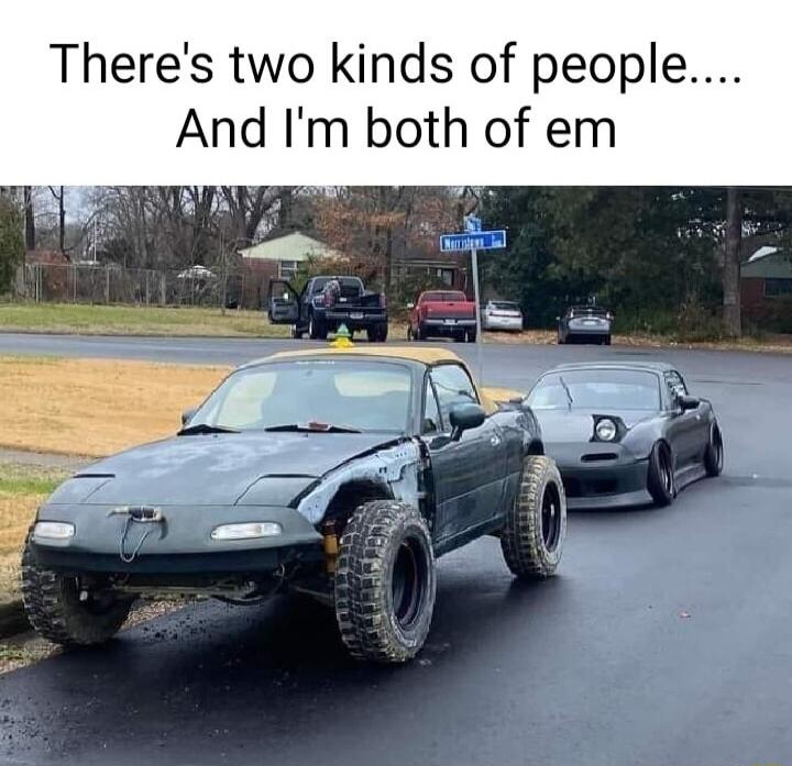 Theres two kinds of people And Im both of em