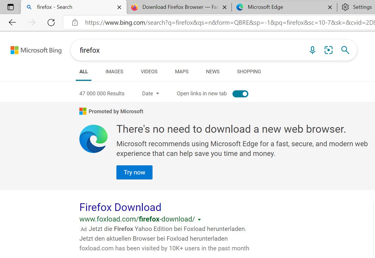 s GO a1t 2D FRCK 3 Theres no need to download a new web browser Micosa ecommends usng Mool Edge o st st moders web exprenc thatcan bl save you e and money Firefox Download oo comfretoxdouniond oot e e 0 e ek