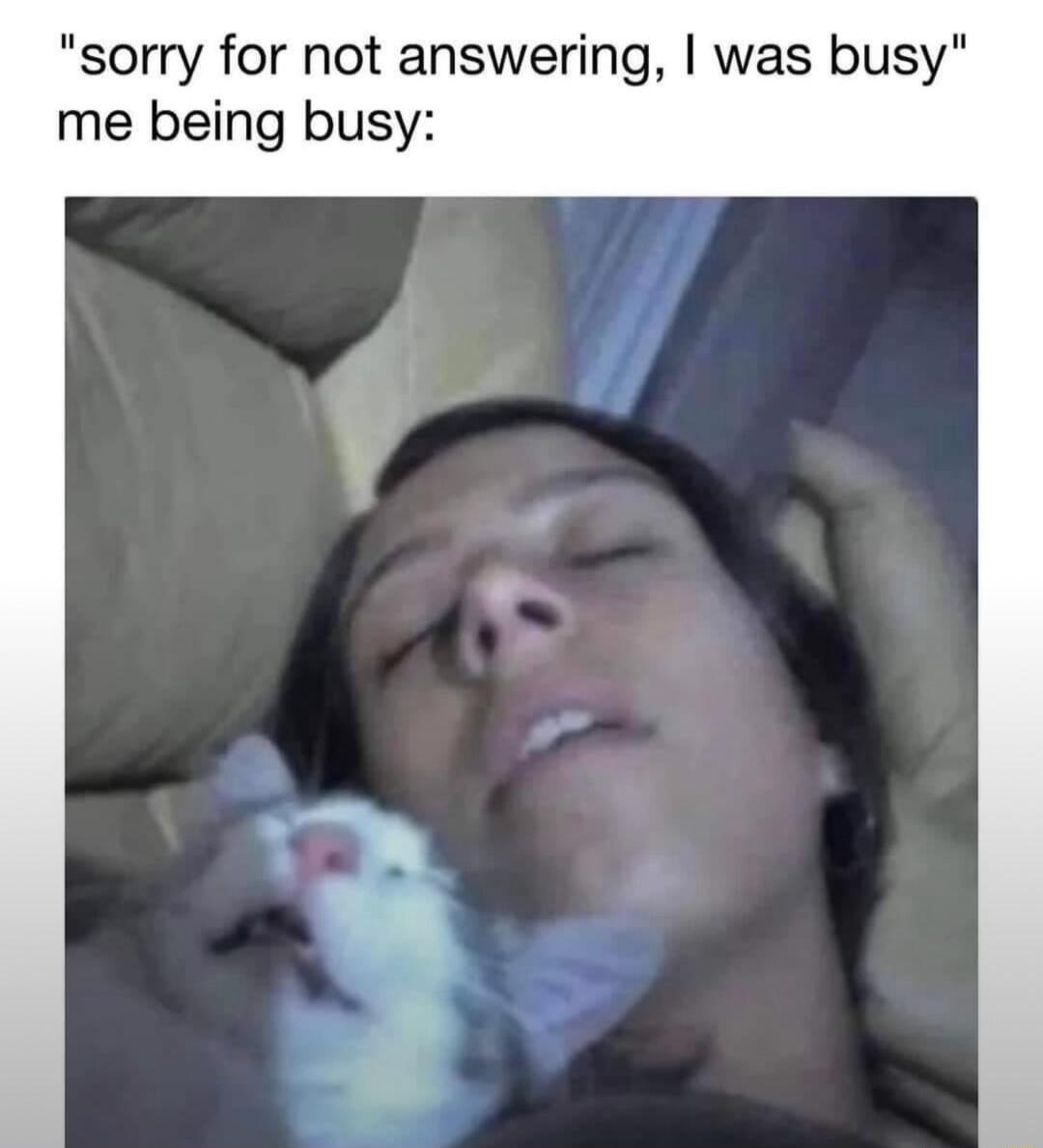 sorry for not answering was busy me being busy