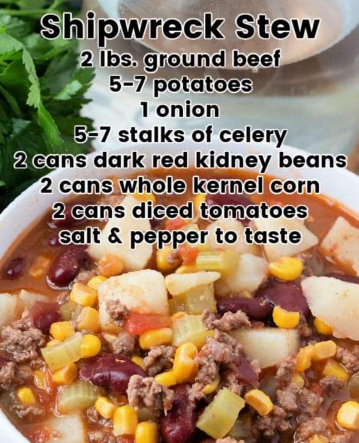 2 canswholelkernellcorn 2icans ded tomlatoes salt pfaper to taste