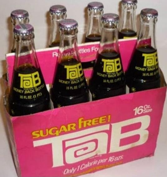 SUGAR FREE! TAB Only 1 Calorie per 16 oz