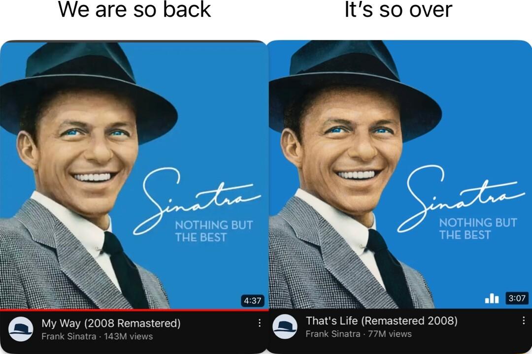 We are so back Its so over erec 2008