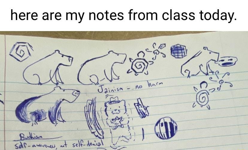 here are my notes from class today