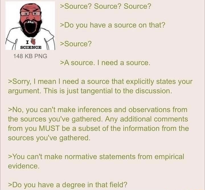 Source Source Source Do you have a source on that x 2 28 Y source 148 KB PNG A source need a source Sorry mean need a source that explicitly states your argument This s just tangential to the discussion No you cant make inferences and observations from the sources youve gathered Any additional comments from you MUST be a subset of the information from the sources youve gathered You cant make norma