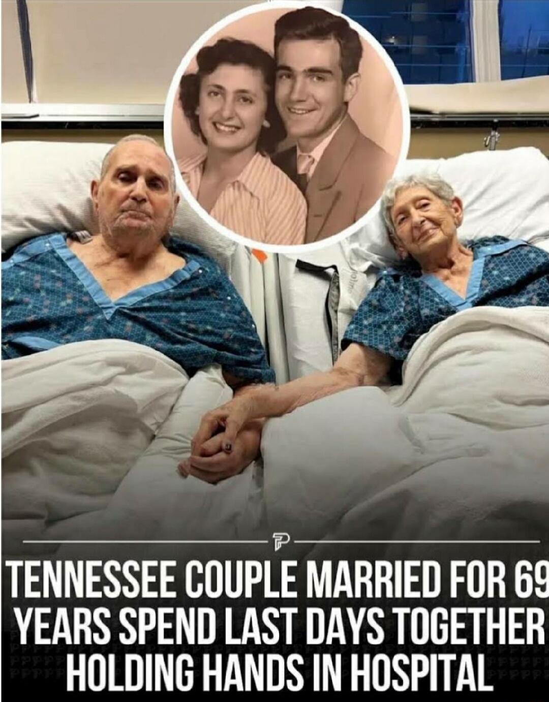 TENNESSEE CUUPLPE MARRIED FOR 6 YEARS SPEND LAST DAYS TOGETHER HOLDING HANDS IN HOSPITAL