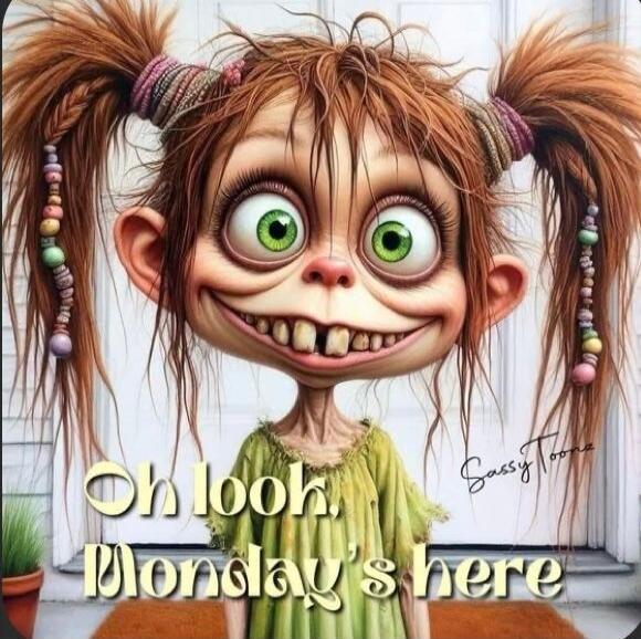 Oh look, Monday's here Sassy Toons