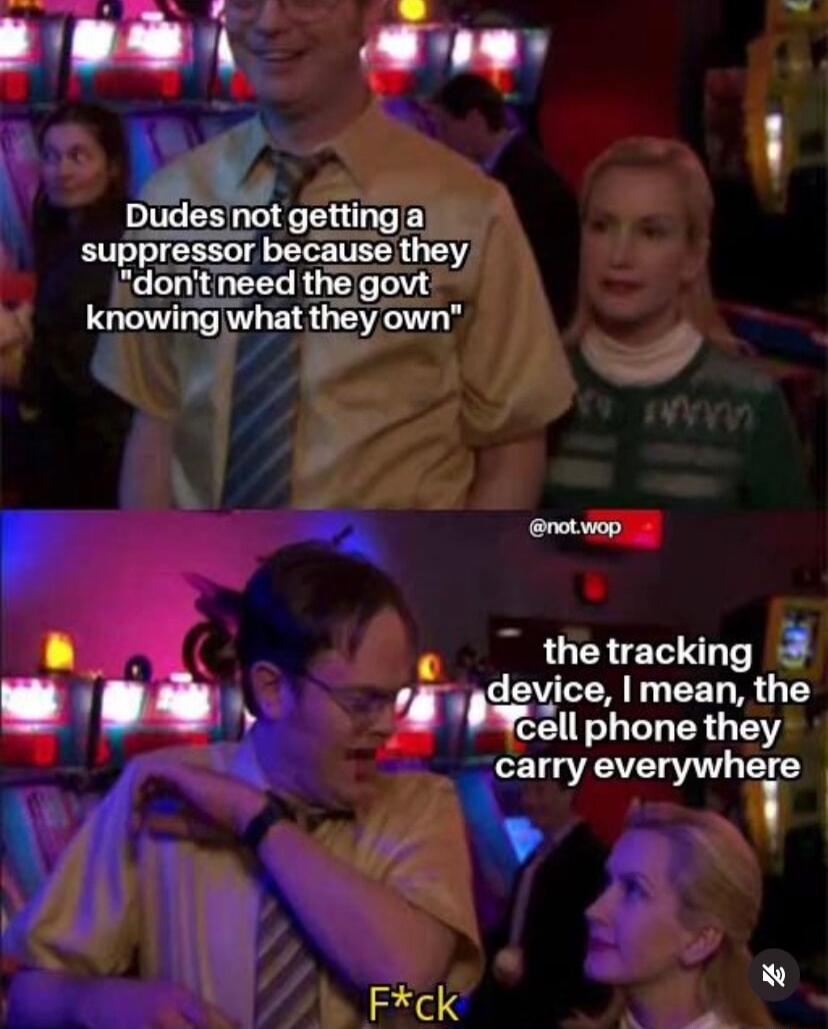 pressor because they dontneed the govt knowing what they own notwiop 4 thetracking 4 devlcelmean the y 1l phone they carry everywhere W Fck