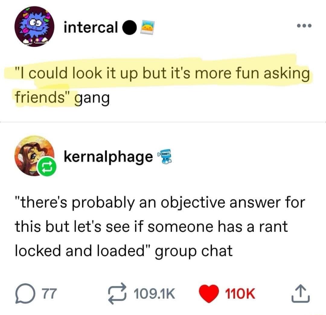 intercal: 