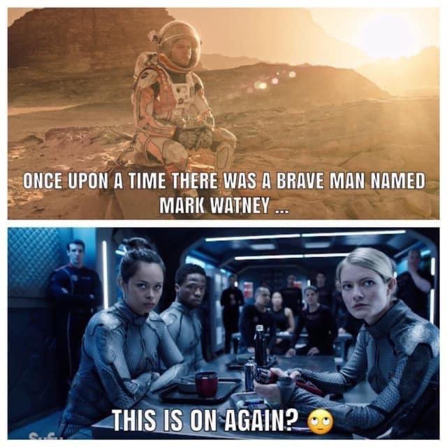 ONCE UPON A TIME THERE WASIA BRAVE MAN NAMED MARK WATNEY