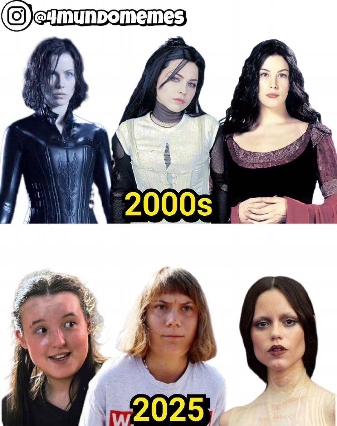 Instagram: @4myndomemes
2000s
2025