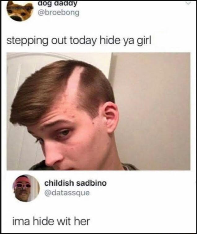 ima hide wit her