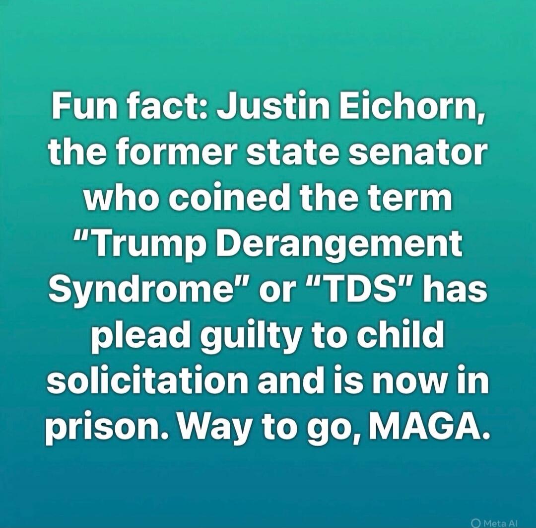 Fun fact: Justin Eichorn, the former state senator who coined the term 