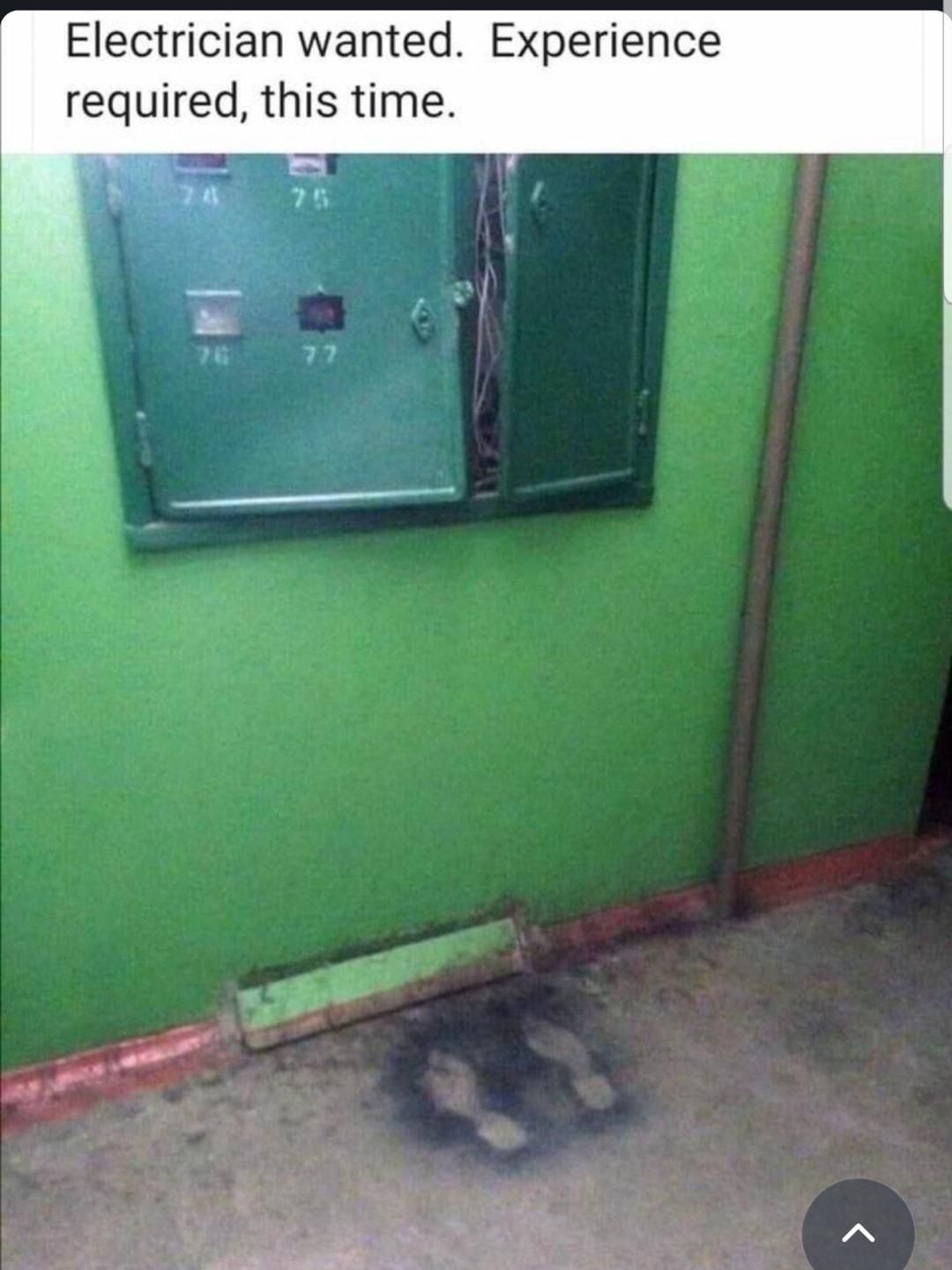 Electrician wanted Experience required this time