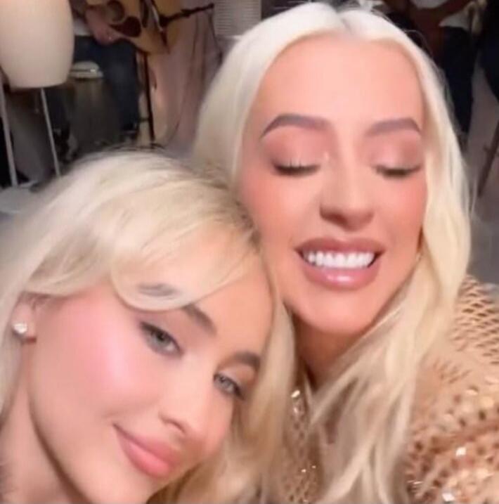 Two women smiling in a selfie.