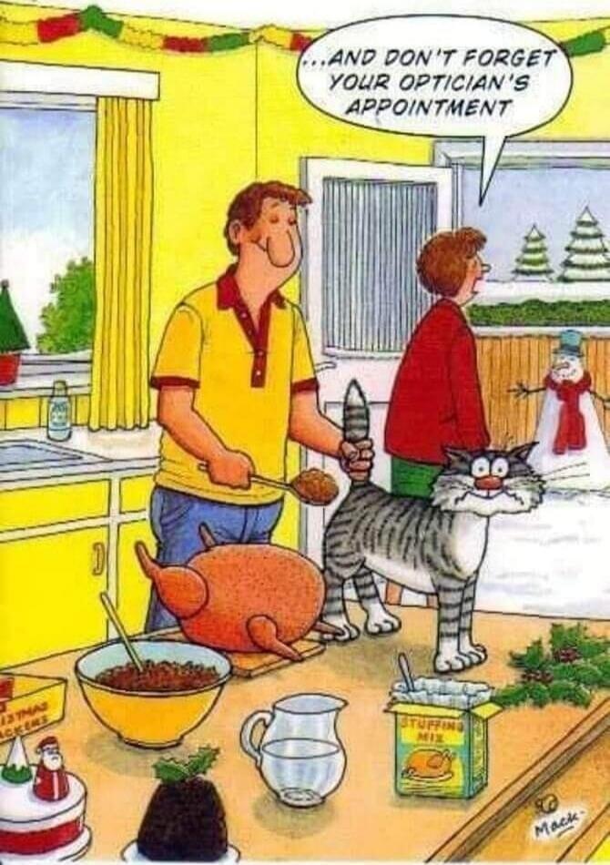 ... AND DON'T FORGET YOUR OPTICIAN'S APPOINTMENT