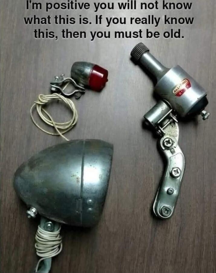 I'm positive you will not know what this is. If you really know this, then you must be old.