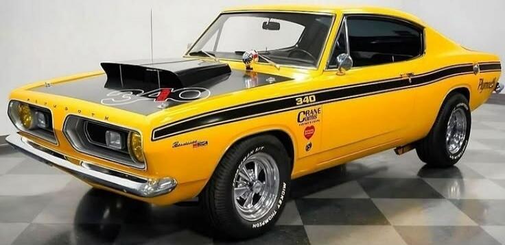 PLYMOUTH BARRACUDA 340 CRANE Cams MICKEY THOMPSON