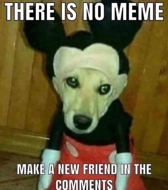 THERE IS NO MEME 1 b MAKEZA NEW FHIENWTHE COMMENTS