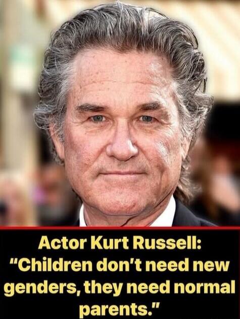 Actor Kurt Russell: 