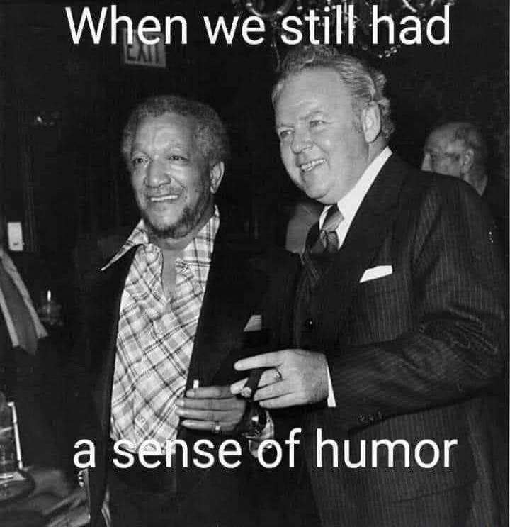 When we still had EXIT a sense of humor