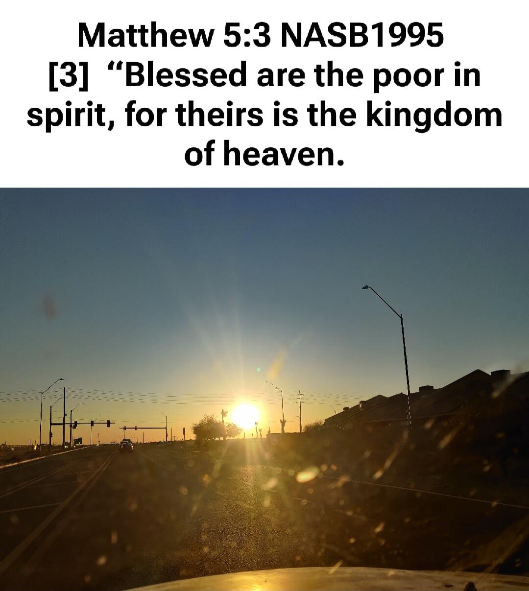 Matthew 5:3 NASB1995 [3] 