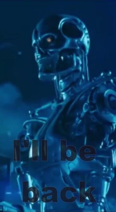 I'll be back