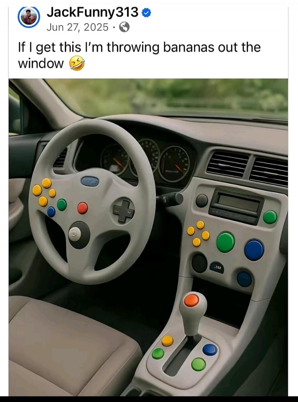 If I get this I'm throwing bananas out the window