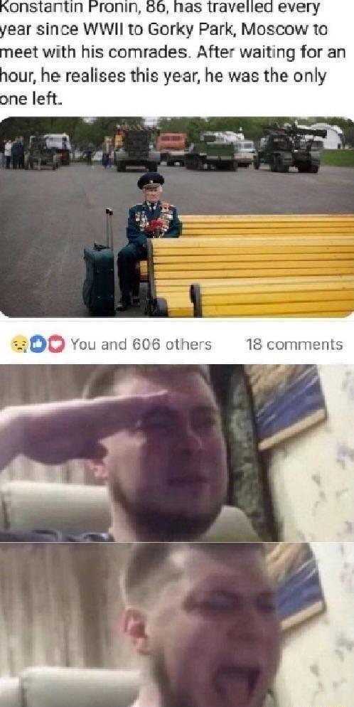 ear since WWIl to Gorkv Park Moscow 10 eet with his comrades After waiting for an our he realises this year he was the only one left