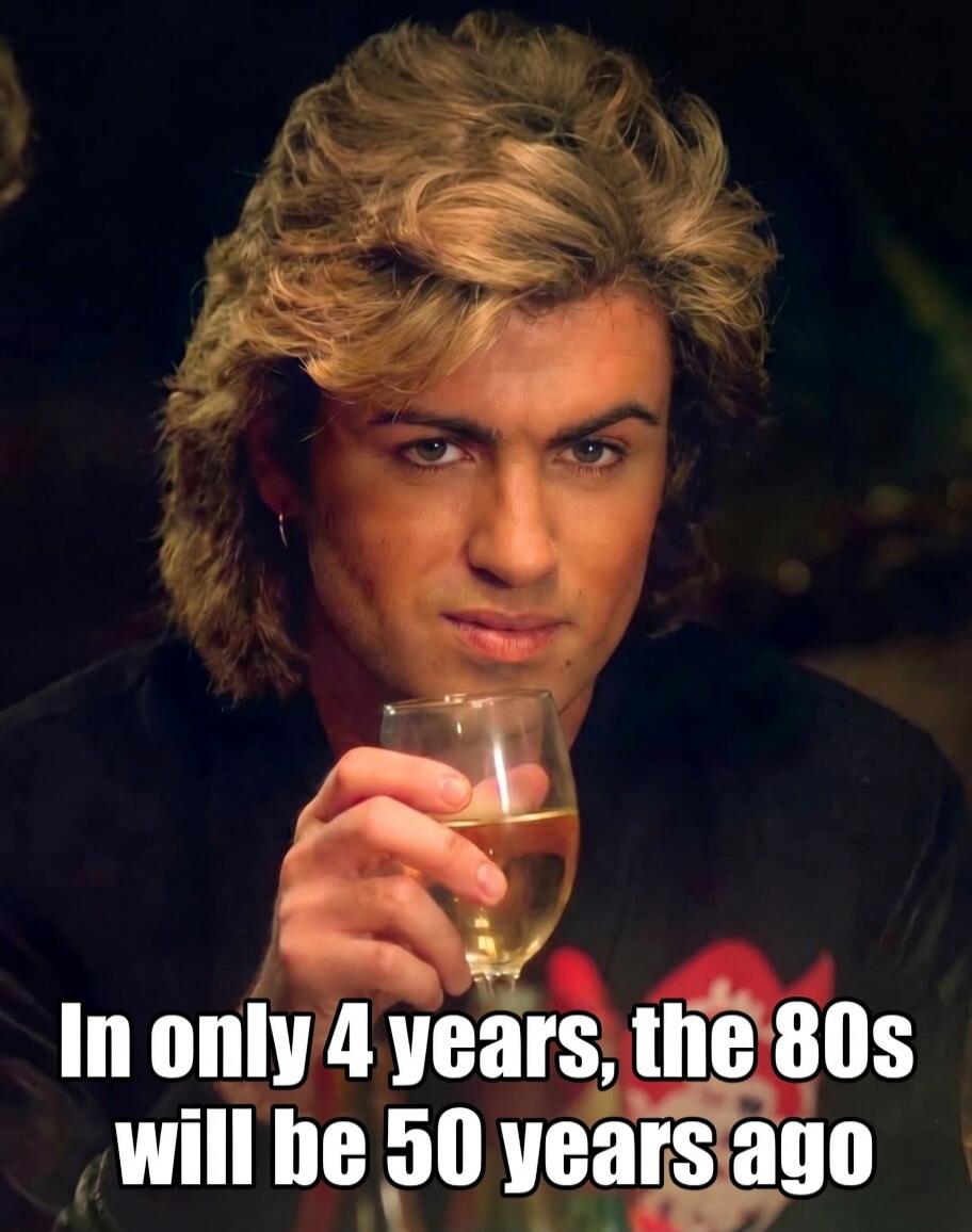 In only 4 years, the 80s will be 50 years ago