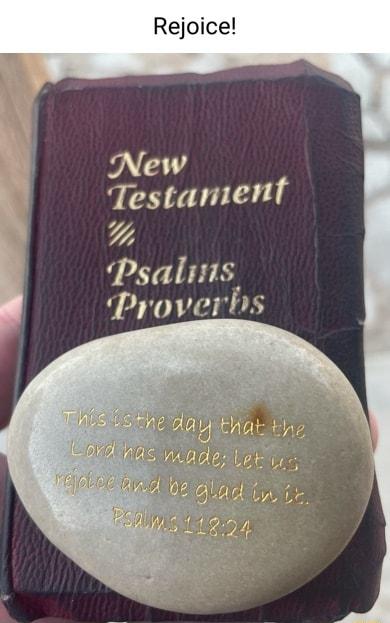 Rejoice New Testarment V Psaluis Proverbs