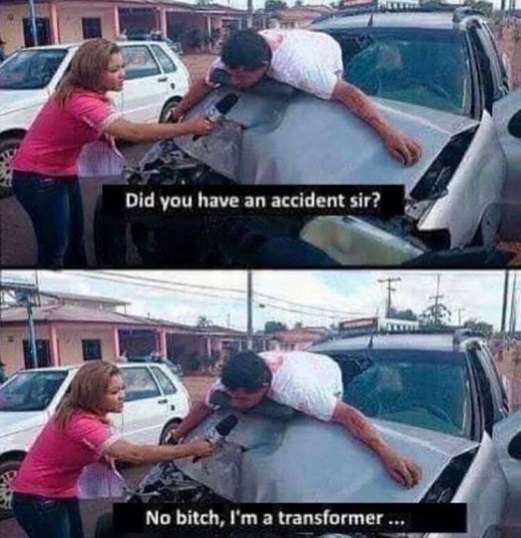 Did you have an accident sir Py 2