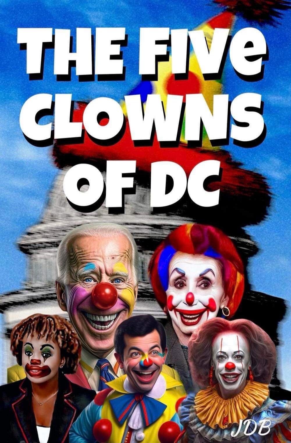 THE FIVE CLOWNS OF DC