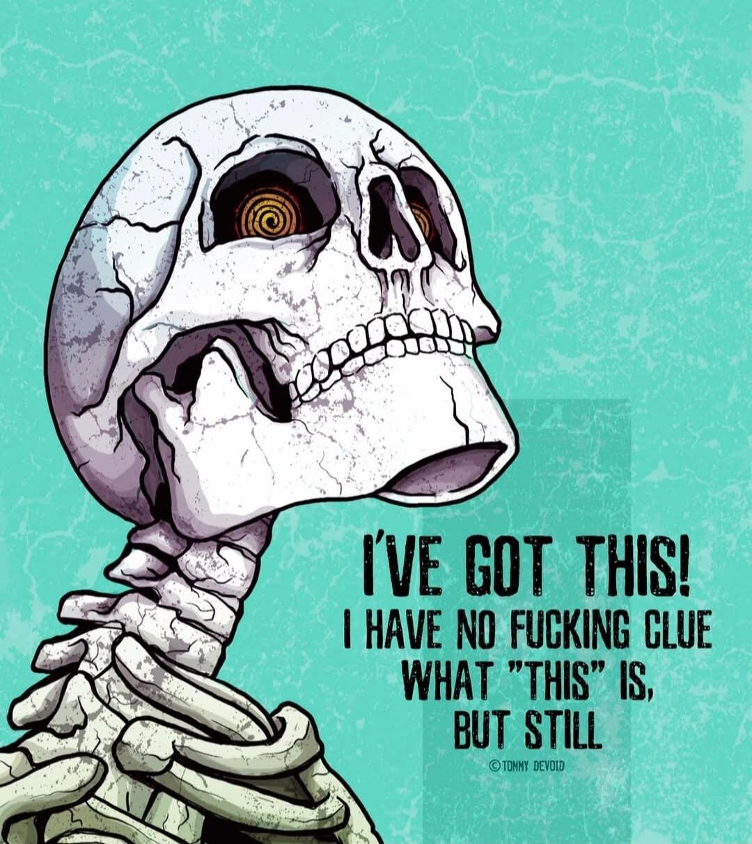 I'VE GOT THIS! I HAVE NO FUCKING CLUE WHAT 