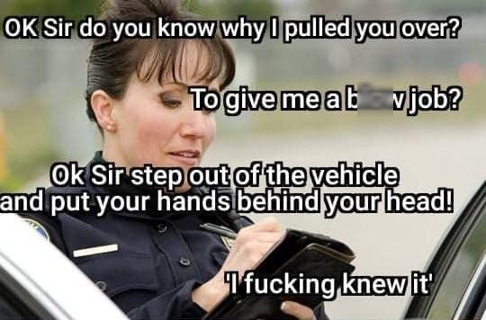 OKSir step Dutlofithejvehicle a nd put your handsnbehmd mmj head