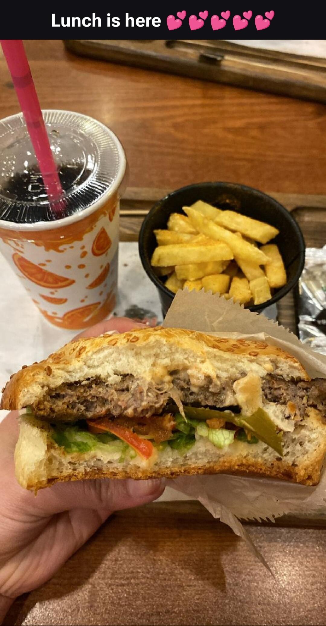Lunch is here