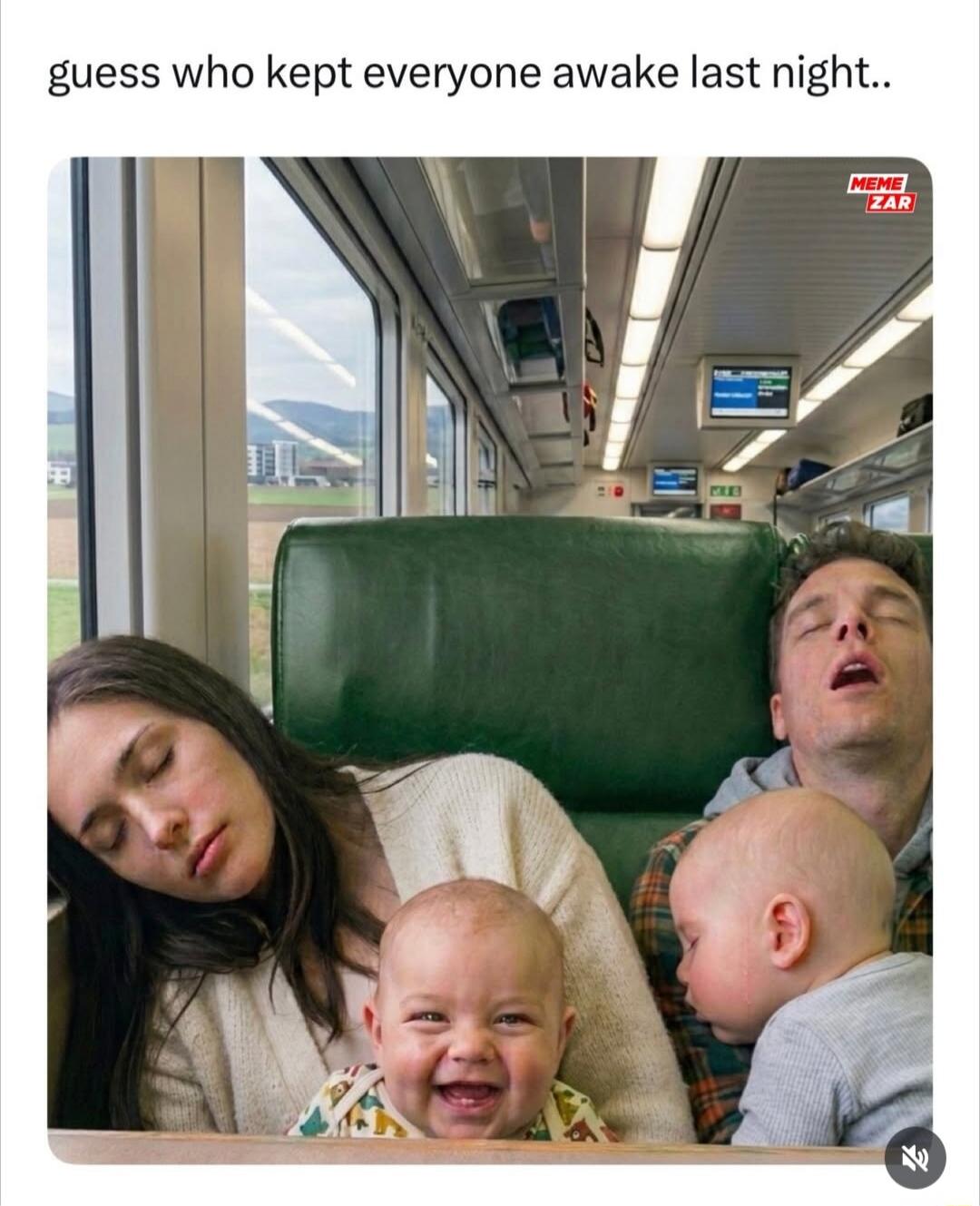 guess who kept everyone awake last night..