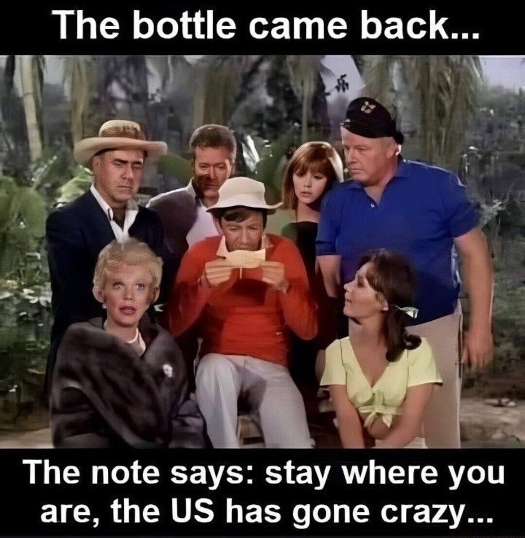 LN G GRS VRS VAT TT LR Yo are the US has gone crazy