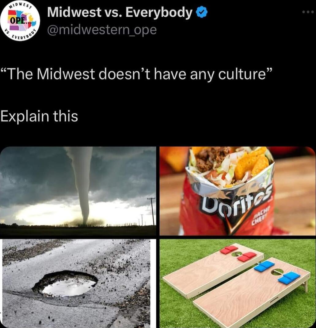 LT IS YRR SVETRY 1T VR midwestern_ope The Midwest doesnt have any culture SUIETRGIE