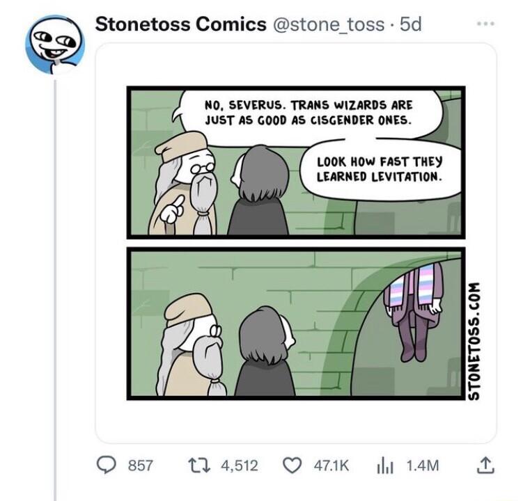 9 Stonetoss Comics stone_toss 5d N0 SEVERUS TRANS WIZARDS ARE JUST AS GOOD AS CISGENDER ONES H 2 A 5 Qe Mase QK itaM