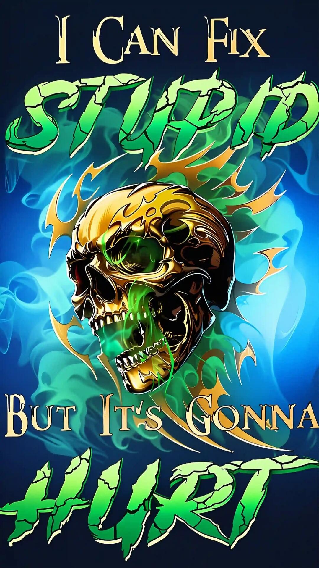 I CAN FIX STUPID BUT IT'S GONNA HURT